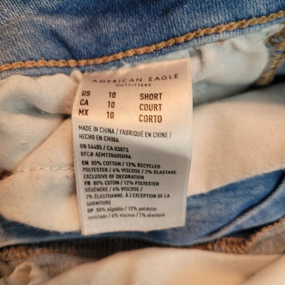 American Eagle Jeans Womens 10 S Next Level Stretch Super High Rise Jegging - Picture 7 of 12